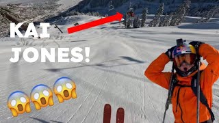 MASSIVE BACKFLIP IN FRONT OF KAI JONES ON POWDER DAY