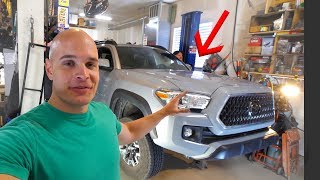 TACOMA TEARDOWN  Lifting my new truck!!