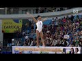 Rebeca Andrade se apresenta no Troféu Brasil de Ginástica Artística