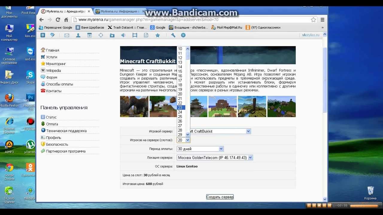 Как сделать сервер на хосте Mayarena