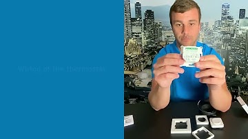 Wiring of the thermostat