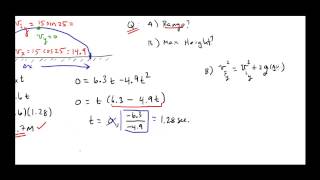 projectile motion test review