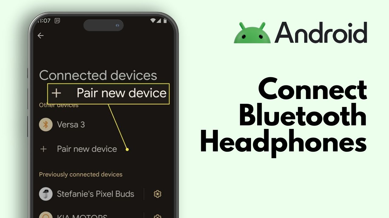 Connect Bluetooth Headphones To Android | Easy Bluetooth Pairing 2025 ...