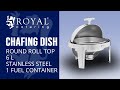 Chafing dish royal catering rcdb6r  product presentation