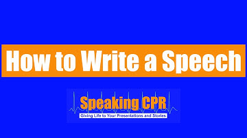 How to Write a Speech - Make Your Message STICK With Your Audience