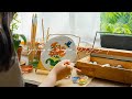 簡単なDIYをして過ごす日｜ウォールシェルフ、タオルハンガー、かがり縫い