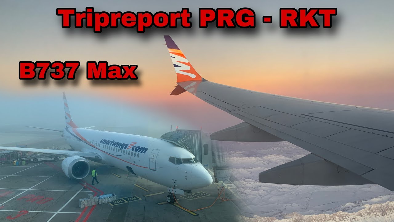 🇨🇿 PRG-RKT 🇦🇪 B737 Max 8 Smartwings [Economy class]