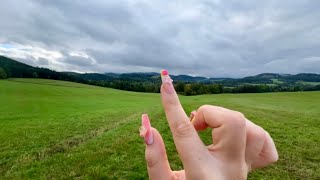 ASMR Outdoors in nature 🌲 Lofi camera tapping & scratching, nature sounds 🌧️