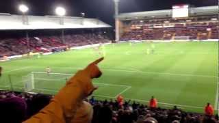 Palace v Brighton 2012 - 2nd half goals and songs - MUST WATCH