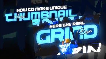 How to make a unique BGMI Montage Thumbnail in Android #8 - Kyrox Editz