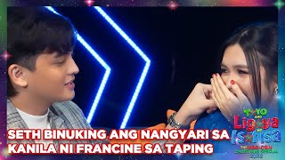 Seth binuking ang nangyari sa kanila ni Francine sa taping | ABS-CBN Christmas Special 2022