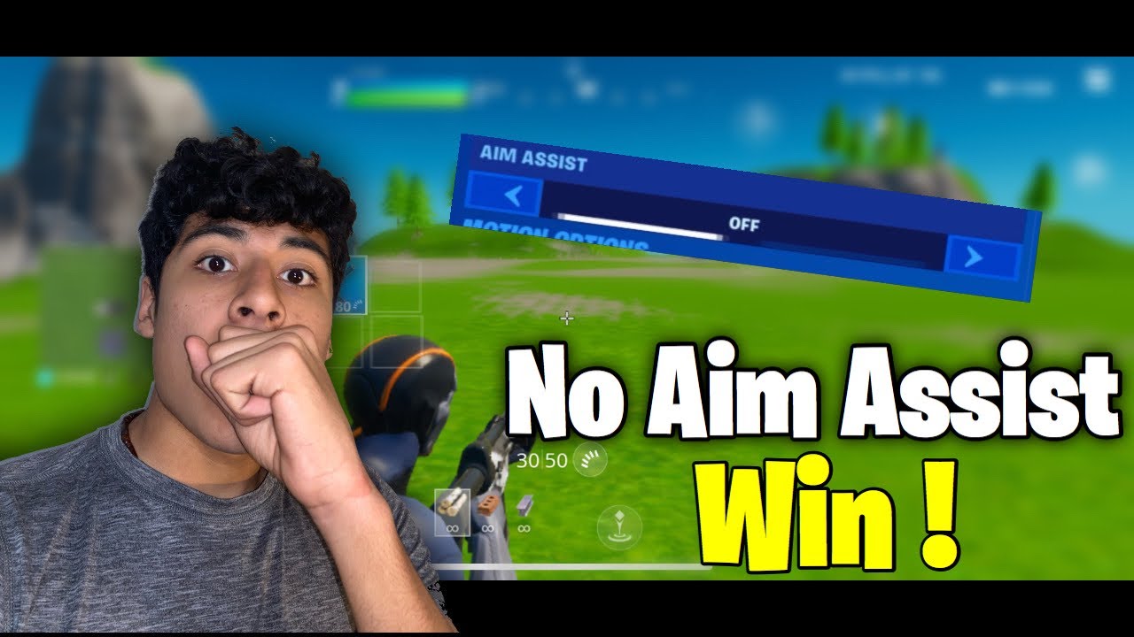 Won A Game Without Using AIM Assist On Fortnite Mobile Hard