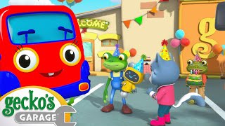 Happy Birthday Gecko! | Baby Truck | Gecko's Garage | Kids Songs
