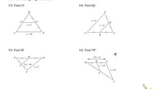 February 4, 2020 - Midsegment Theorem Practice