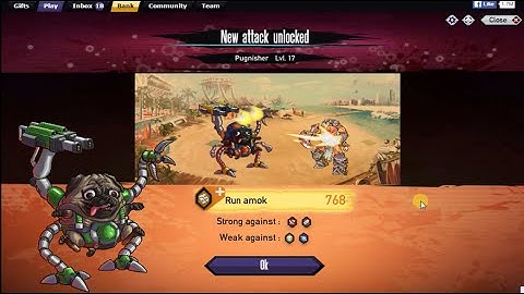 Pugnisher Ability Level 1 - 15