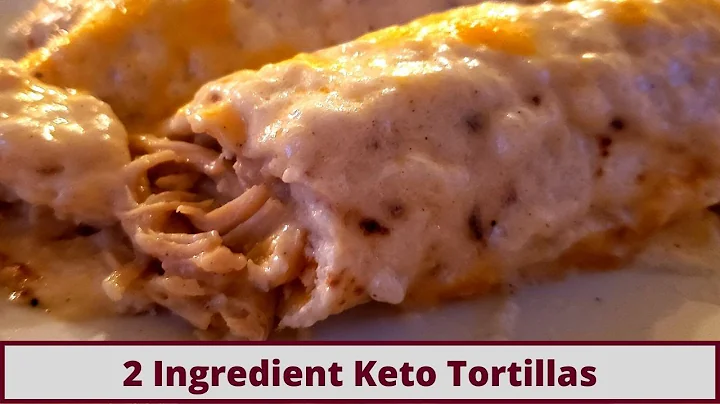 2 Ingredient Keto Tortillas With Keto White Sauce ...