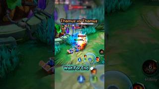 Absolute Cinema 🎥 Thamuz vs Thamuz 🔥💯 !! #mlbb #games #gaming