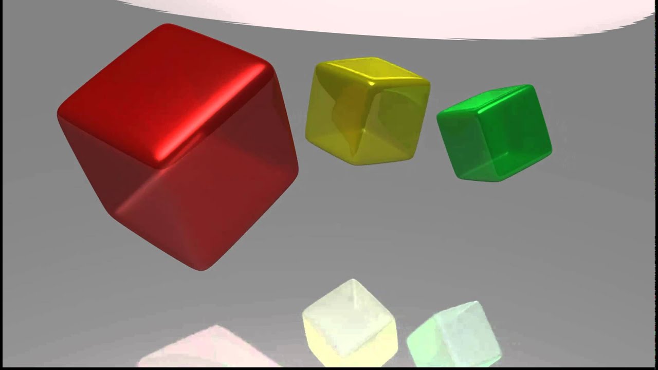 Jelly cubes. Jelly Cube. How to do Jelly Cube in Blender.