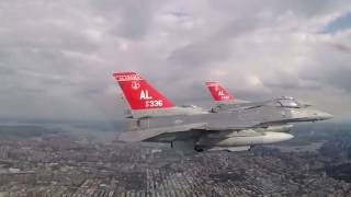 Roscoe Brown "Missing Man" Flyover (F-16s)
