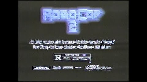 Robocop 2 Television Trailer (1989)