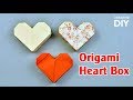 Easy Origami Heart Box for Valentine's Day - DIY Origami Heart Box | Creative DIY