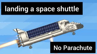 Soft landing a space shuttle (Teaser) - Spaceflight Simulator screenshot 1