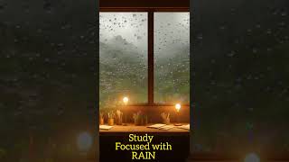 Study is not boring rather beautiful with rain #bestsleepmusic #rain #cozythunderrainn