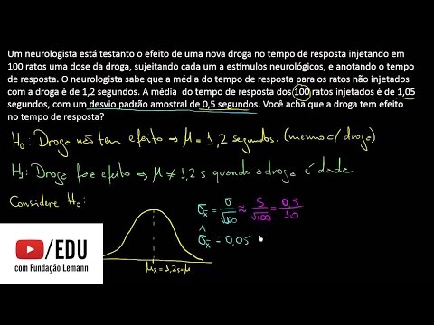 Vídeo: Quando rejeitar o valor p da hipótese nula?