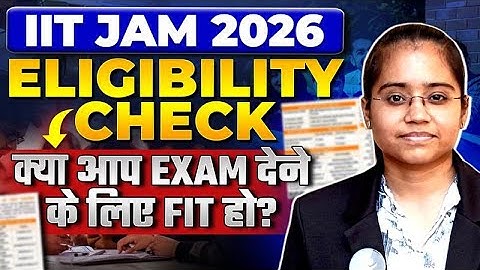 IIT JAM Chemistry Eligibility Criteria 2026 Revealed! 😱 | IFAS