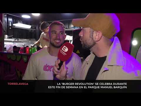 La Burger Revolution durante este fin de semana en el parque Manuel Barqu&iacute;n de Torrelavega