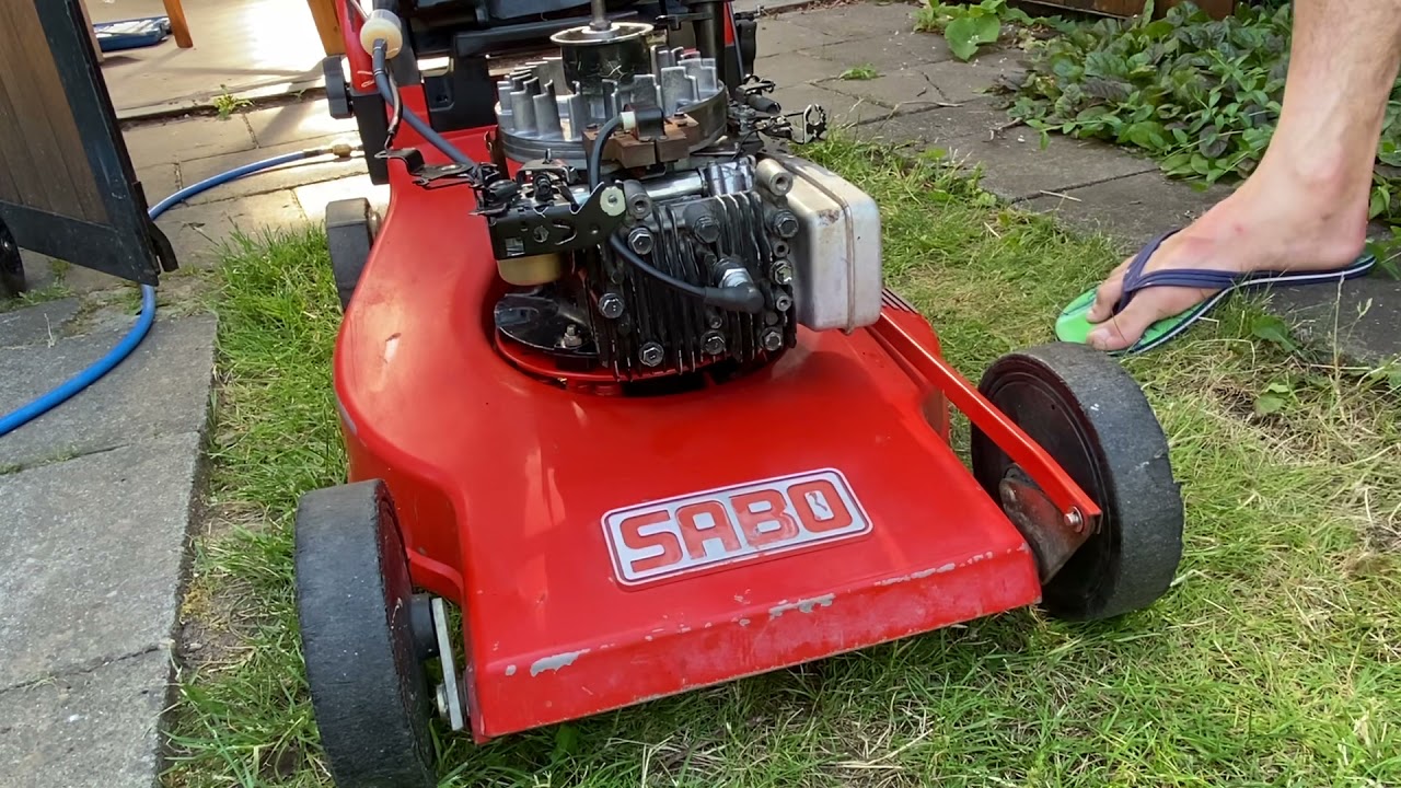 SABO Rasenmäher mit Briggs and Stratton Motor startet nicht. Was ist da