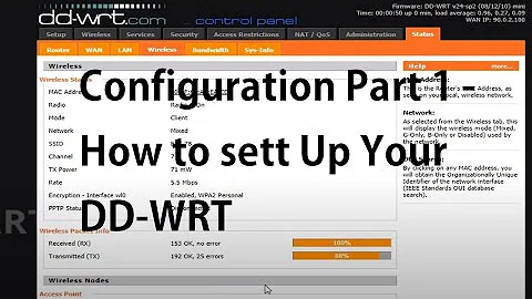 DD WRT Router Configuration Part 1