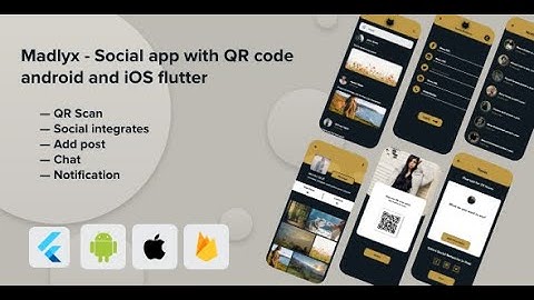 Digital Business Card app with QR code android and iOS flutter