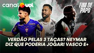 PALMEIRAS ATROPELA SANTOS, NEYMAR DIZ QUE PODERIA JOGAR; VASCO VENCE COM 10! É COPA DO BRASIL