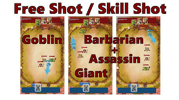 Smashing Four Free Shots Skill Shots Giant Goblin Barbarian Assasin Guide Skillshot
