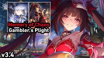 Honkai Star Rail 3.4 Memory of Chaos Floor 12 - E2S1 Acheron & E0S1 Phainon