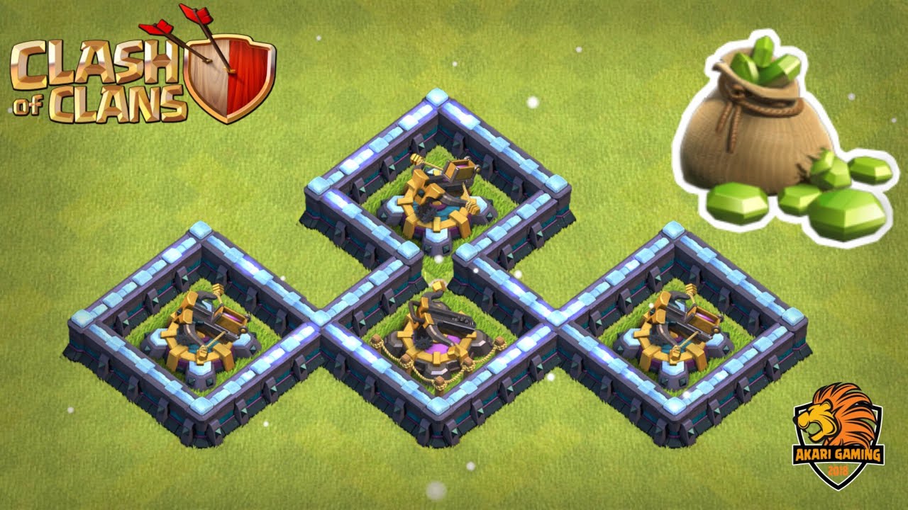 S P XONG R I GEM TO MAX TOWN HALL 13 Clash Of Clans Akari Gaming 