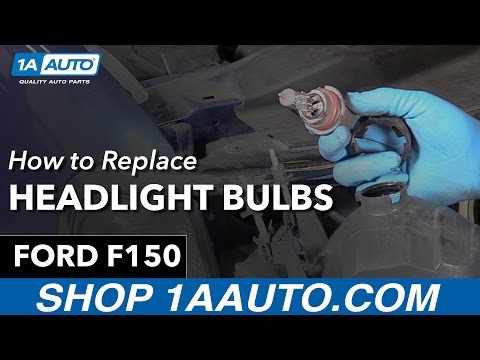 How To Replace Headlight Bulbs 97-04 Ford F150