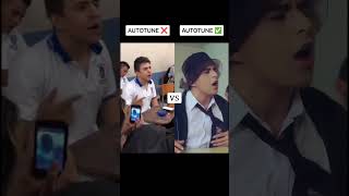 EL ANCIANO Y EL NINO 😱 AUTOTUNE vs NO AUTOTUNE 😱 Who is the best? #shorts #viral #autotune #music