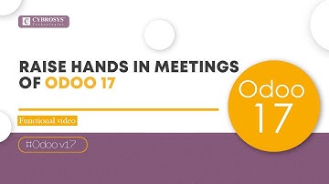 New Feature in Odoo 17 Discuss App | How to Use Hand Raise in Odoo 17 Discuss App