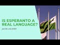 Is Esperanto a Real Language?