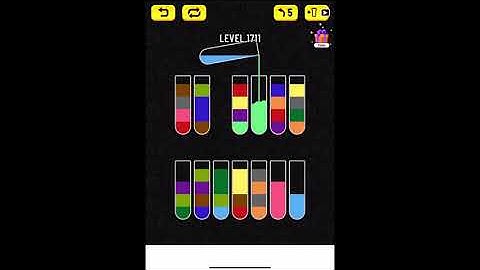 water sort puzzle level 1711