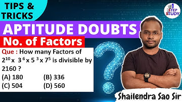 Aptitude Doubts : Number of Factors Divisible by N