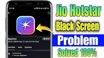 Jiohotstar me black screen problem | How to fix Jiohotstar black screen problem | Jiohotstar Black 