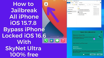 How to Jailbreak  All iPhone iOS 15.7.8 Bypass iPhone Locked iOS 16.6 With SkyNet Ultra 100% free