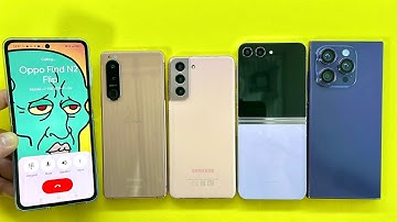 OPPO Find N2 Flip Calling on Sony Xperia 5iii, Samsung S21/ S25Ultra & Z Flip5 Incoming Calls 
