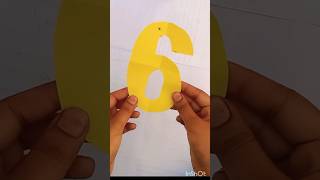 Easy paper Number Cutting" 6" Without Template #shorts