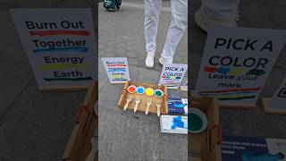 I showed up to Washington Square Park wearing a blank canvas...