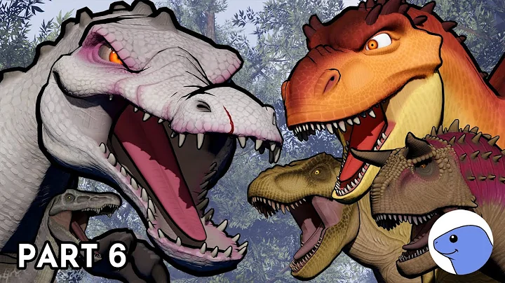 Rudy vs Momma Dino, Disney's Carnotaurus and Rexy | Animation (Part 6/6)
