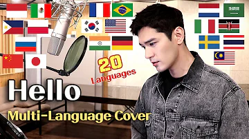 Hello (Adele) Multi-Language Cover in 20 Different Languages - Travys Kim